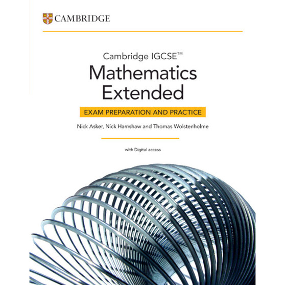 Cambridge IGCSE™ Mathematics Extended Exam Preparation and Practice with Digital Access (2 Years) - ISBN 9781009829519