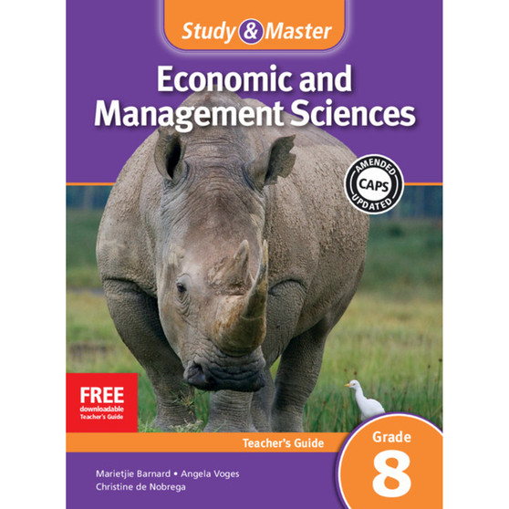 Study & Master Economic and Management Sciences Teacher's Guide Grade 8 - ISBN 9781107629103