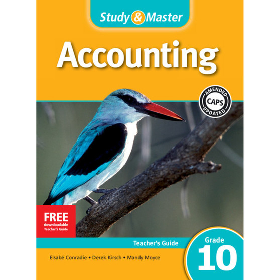 Study & Master Accounting Teacher's Guide Grade 10 - ISBN 9781107615816