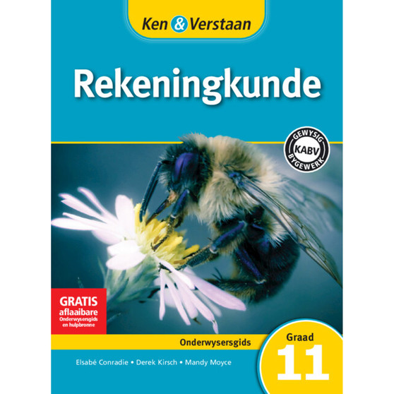 Ken & Verstaan Rekeningkunde Onderwysersgids Graad 11 - ISBN 9781107654013