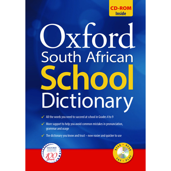 Oxford South African School Dictionary (3rd edition) with CD-ROM, Age 10+ - ISBN 9780199040643