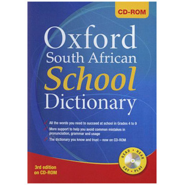 Oxford South African School Dictionary (3rd edition) on CD-ROM, Age 10+ - ISBN 9780195997767