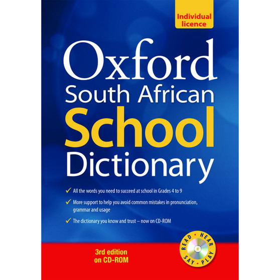 Oxford South African School Dictionary (3rd edition) on CD-ROM, Age 10+ - ISBN 9780195997767