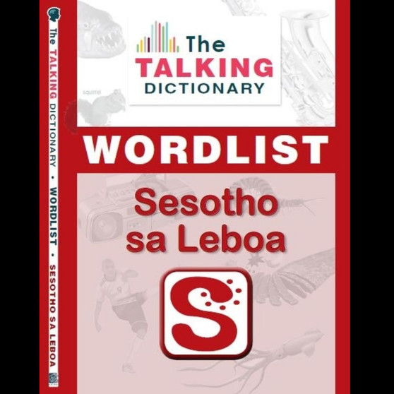 The Talking Dictionary Wordlist & Sticker: Sesotho SA Leboa - ISBN 9781920217921