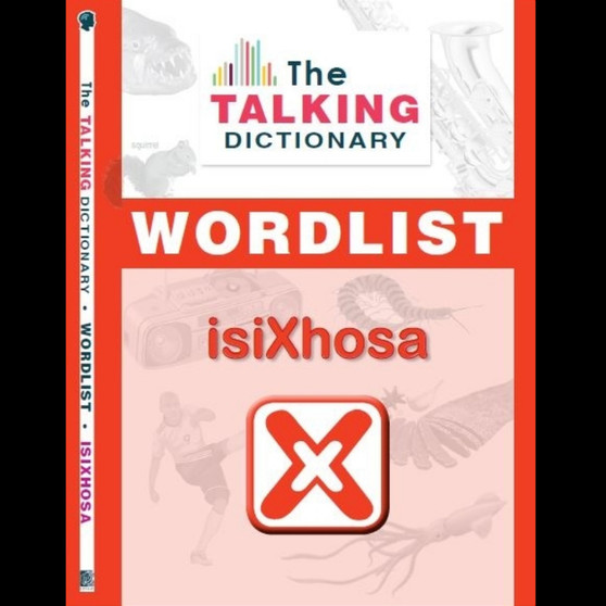 The Talking Dictionary Wordlist and Activator Sticker: isiXhosa - ISBN 9781920217884