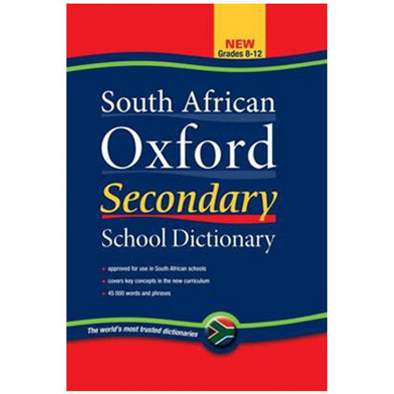 Oxford South African Secondary School Dictionary (Hardback) - ISBN 9780195765267 Oxford South African Secondary School Dictionary (Hardback) - ISBN 9780195765267