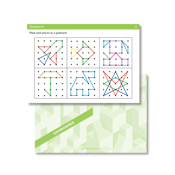 Geoboard Activity Cards - ISBN NSPR-GBAC