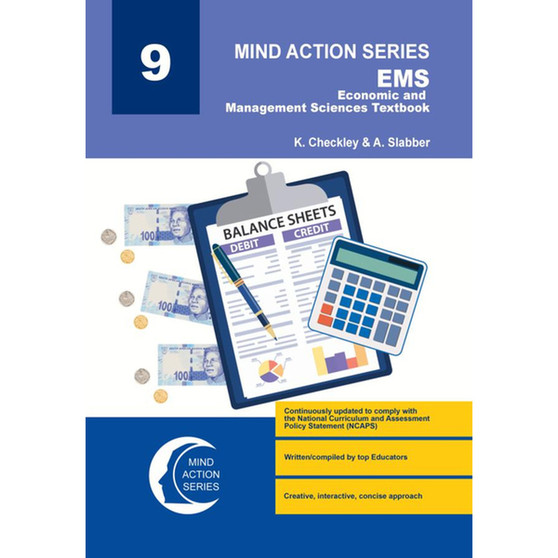 DIGITAL - Mind Action Series Economic Management Sciences Textbook (Full Colour) Grade 9 CAPS (2026) PDF (3 Year Licence) - ISBN 9781997491354