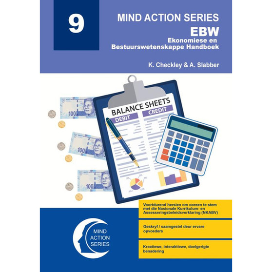 DIGITAL - Mind Action Series Ekonomiese Bestuurswetenskappe Handboek (Volkleur) Graad 9 KABV (2026) PDF (1 Year Licence) - ISBN 9781997491422