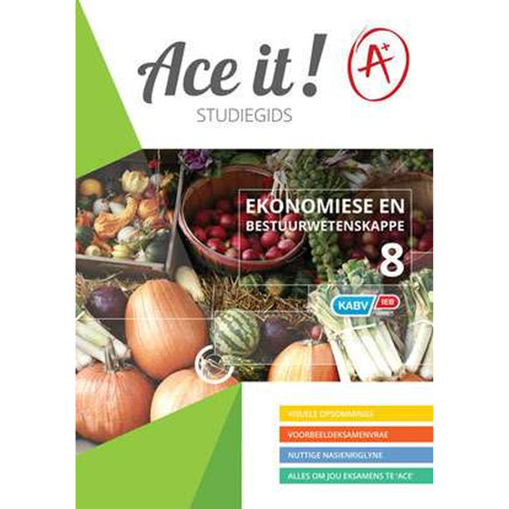 Ace It! Ekonomiese en Bestuurswetenskappe Graad 8 - ISBN 9781920356569