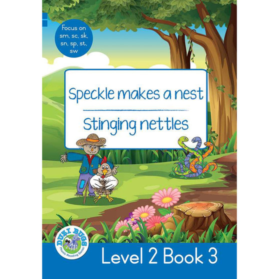 Duzi Bugs: Blue Level 2: Book 3: Speckle Makes a Nest | Stinging Nettles - ISBN 9781928228745