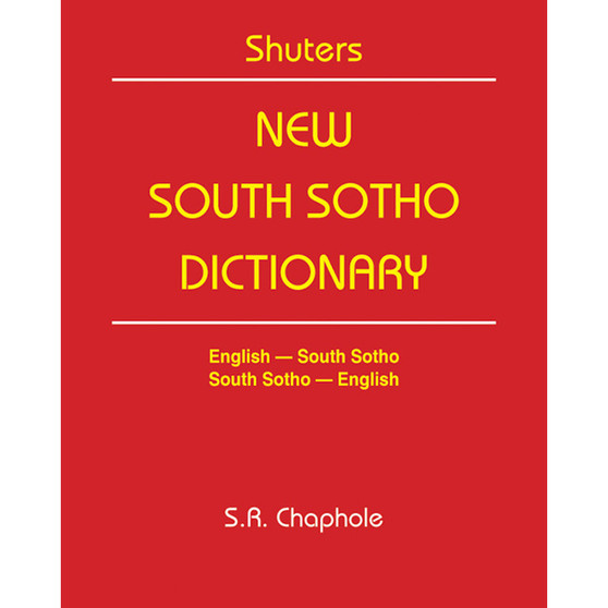 Shuters New South Sotho Dictionary (English) - ISBN 9780796010469