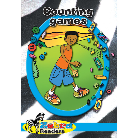 Zebra Reader Grade 1 Blue Book 2 - Counting Games - ISBN 9780796026613