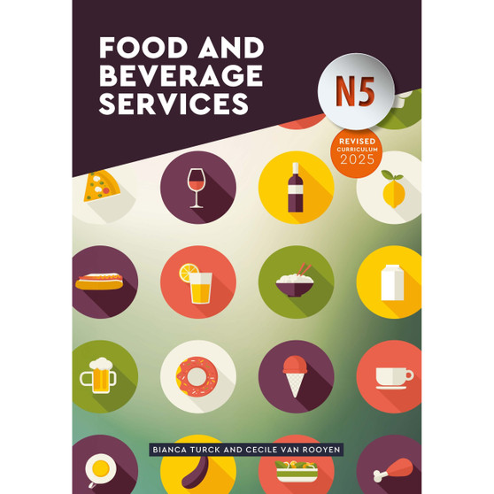 N5 Food and Beverage Services and a free WorkbookNew SYLLABUS AVAILALBE - ISBN 9780639113449