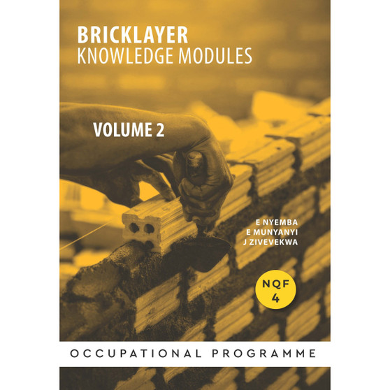 DIGITAL - NQF4 Bricklayer Knowledge Module Volume 2 - ISBN 9780639119304