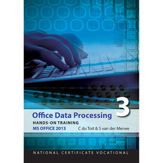 DIGITAL - NCV3 Office Data Processing Office 2013 - ISBN 9781775812913