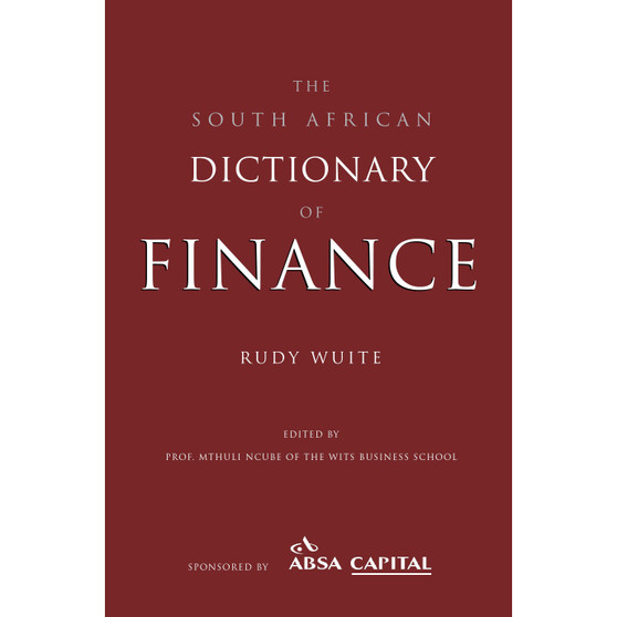 The South African Dictionary of Finance - ISBN 9781920334024