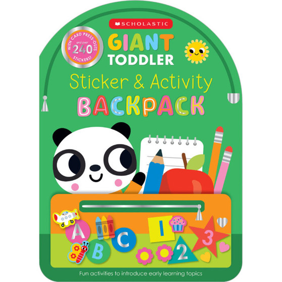 Giant Toddler: Sticker & Activity Backpack (Scholastic Early Learners) - ISBN 9798225042059
