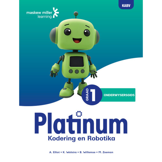 Platinum Kodering en Robotika Graad 1 Onderwysersgids - ISBN 9781779831750