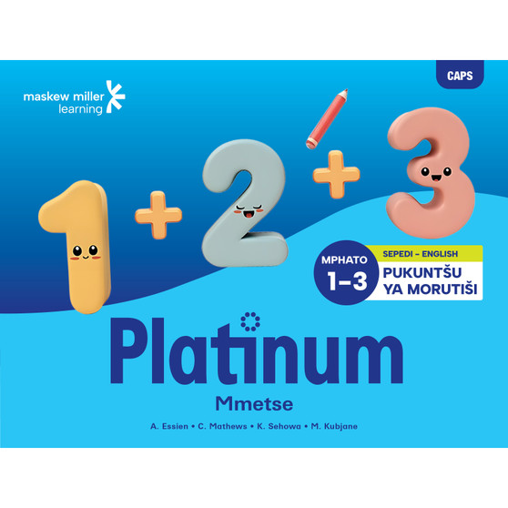 Platinum Foundation Phase Sepedi-English Mathematics Teacher's Dictionary - ISBN 9781834950259