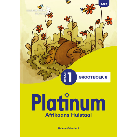 Platinum Afrikaans Huistaal Graad 1 Grootboek 8 - ISBN 9781779834614