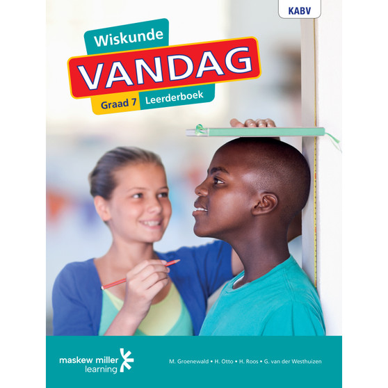 Wiskunde Vandag Graad 7 Leerderboek - ISBN 9780636143401