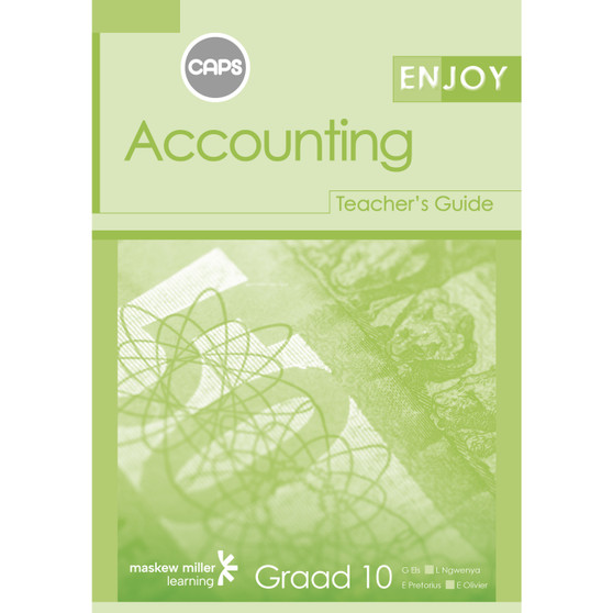 Enjoy Accounting Grade 10 Teacher's Guide - ISBN 9780796237019