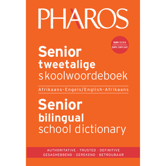 Pharos Senior Tweetalige Skoolwoordeboek / Senior Bilingual School Dictionary - ISBN 9781868902149