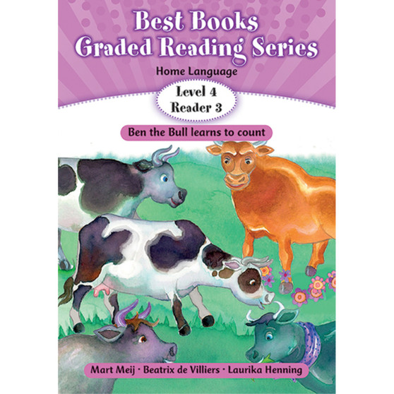 Best Books Grade 1 Home Language Graded Reading Series Level 4 Reader 3: Ben the Bull learns to count - ISBN 9781775893745