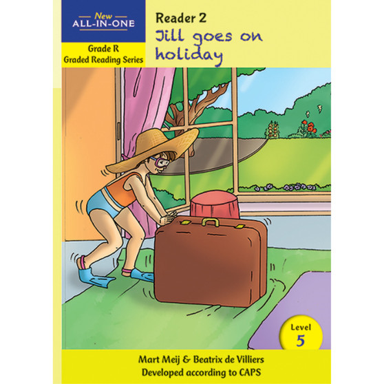 New All-In-One Grade R Graded Reading Series: Level 5 Reader 2: Jill goes on holiday - ISBN 9781776071357
