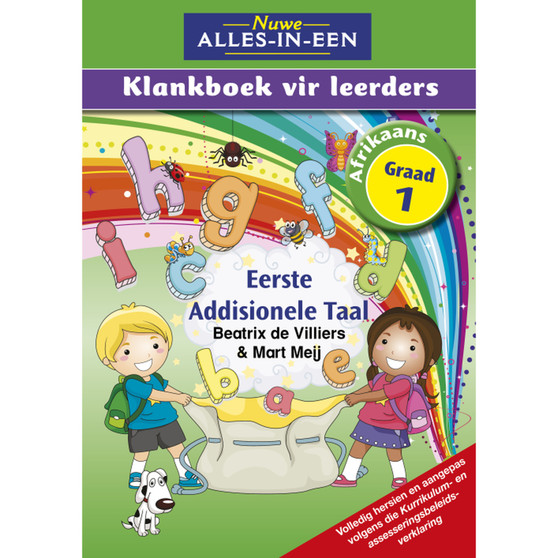 Nuwe Alles-In-Een Graad 1 Eerste Addisionele Taal Klankboek vir leerders Leerderboek - ISBN 9781775891321