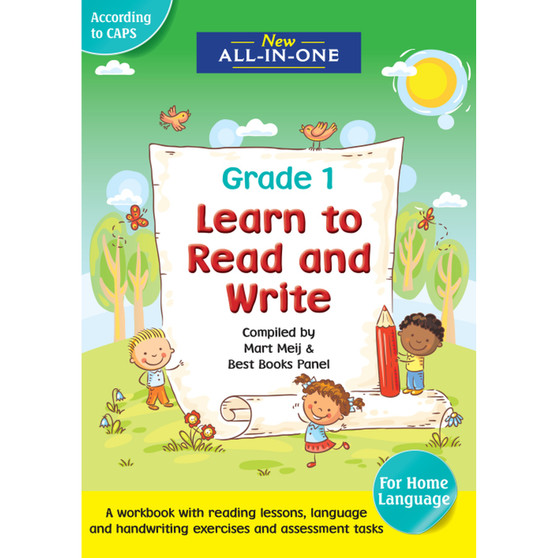New All-In-One Learn to Read and Write for Grade 1: A Home Language Workbook - ISBN 9781776071845