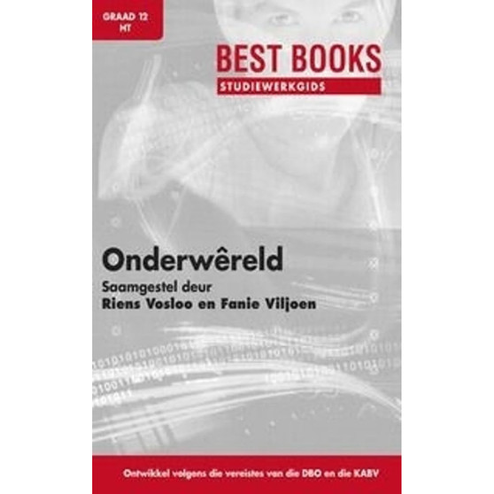 Studiewerkgids: Onderwêreld Graad 12 Huistaal - ISBN 9781776070121
