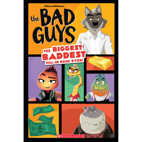 The Bad Guys Movie: The Biggest, Baddest Fill-In Book Ever! - ISBN 9781338745702