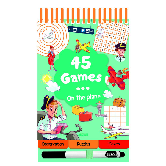 On the Plane (45 Games) - ISBN 9782733861882