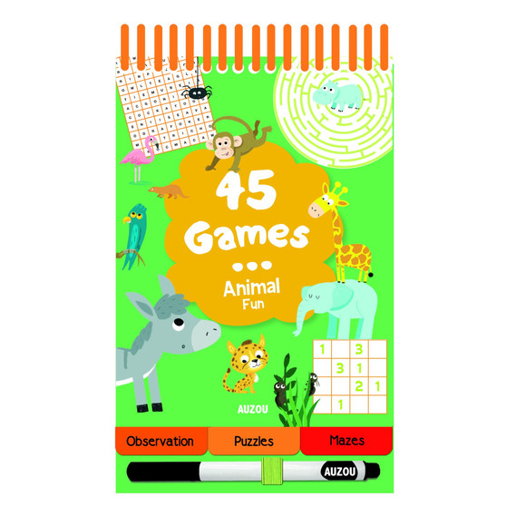 Animal Fun (45 Games) - ISBN 9782733861905