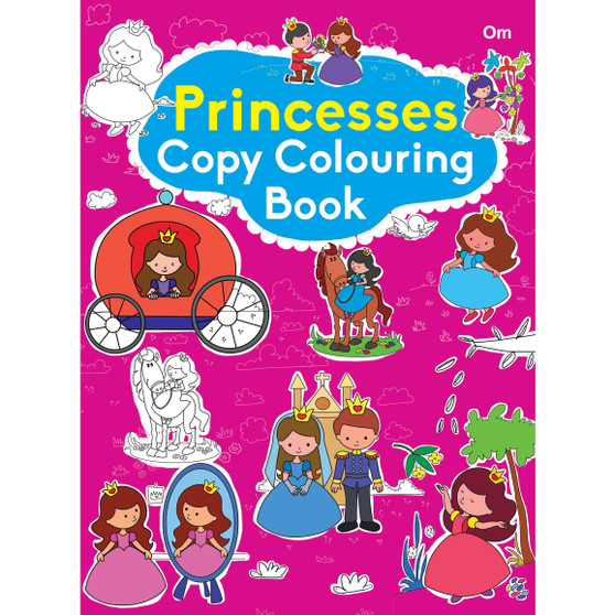 Princesses Copy Colouring Book - ISBN 9789353766160