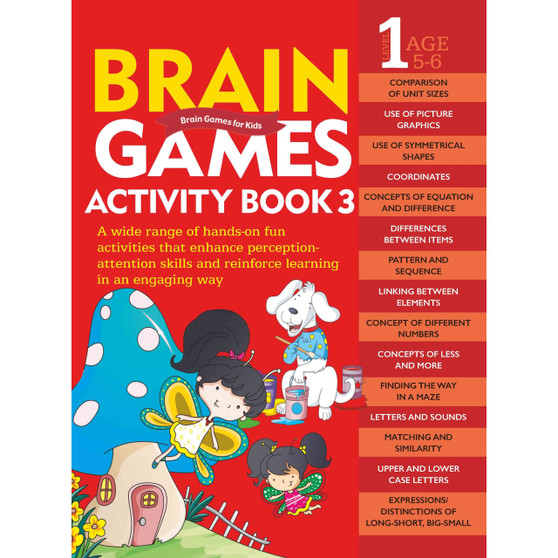 Brain Games for Kids: Brain Games Activity Book Level 1: Book-3 - ISBN 9789352769230