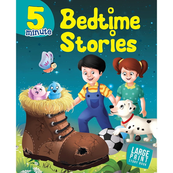 5 Mintute Bedtime Stories: Large Print (Paperback) - ISBN 9789392834530