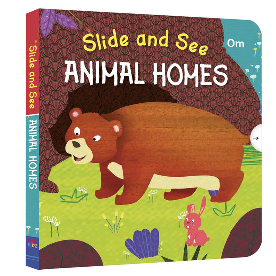 Slide and See Animal Homes (Board Book for Children) - ISBN 9789352764235