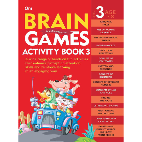 Brain Games Activity Books- 3 Level – 3 - ISBN 9789353768140