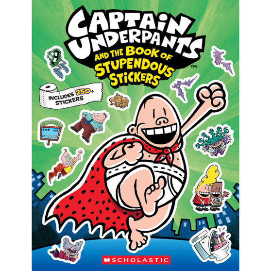 Captain Underpants Sticker Book - ISBN 9798225063108