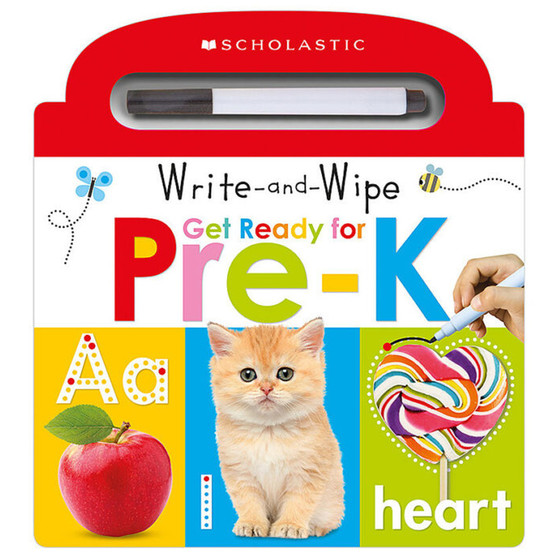 Scholastic Early Learners: Write and Wipe Get Ready for Pre-K - ISBN 9781338272260