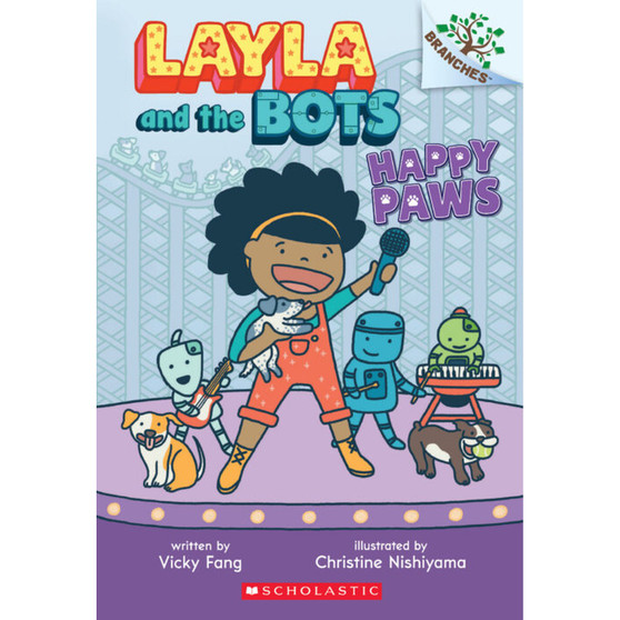 Layla and the Bots #1: Happy Paws - ISBN 9781338582895