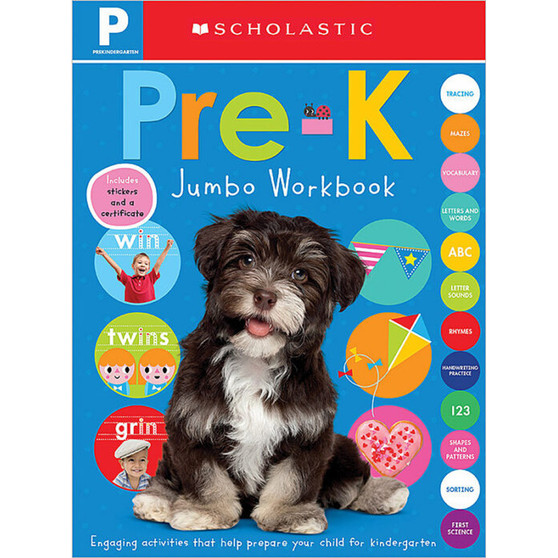 Scholastic Early Learners: Jumbo Workbook: Pre-K - ISBN 9781338292152