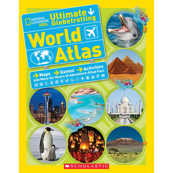 Ultimate Globetrotting World Atlas - ISBN 9780545771580