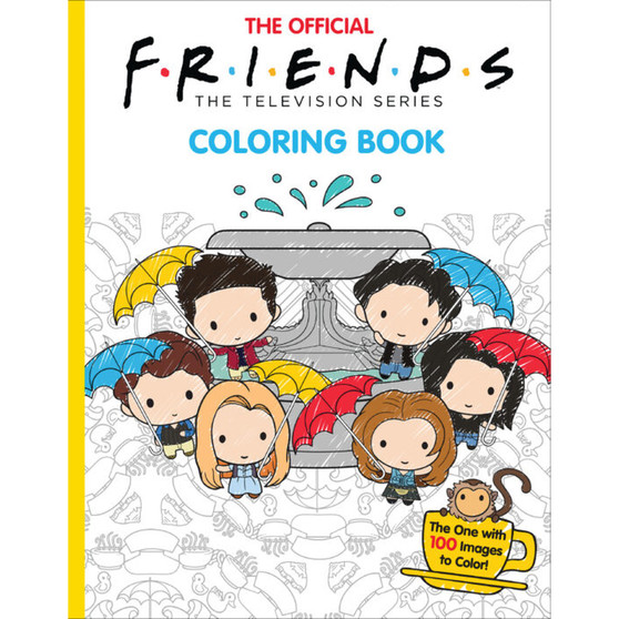 The Official Friends Coloring Book - ISBN 9781338790900