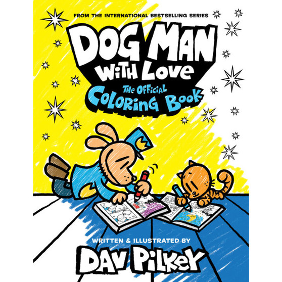 Dog Man with Love: The Official Coloring Book - ISBN 9781339027272