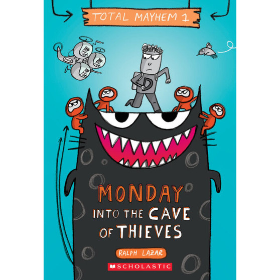 Total Mayhem #1: Monday - Into the Cave of Thieves - ISBN 9781338770377