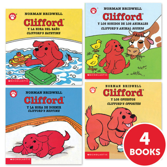 Clifford Bilingual Board Books Grades PreK-K - ISBN 9780439561518